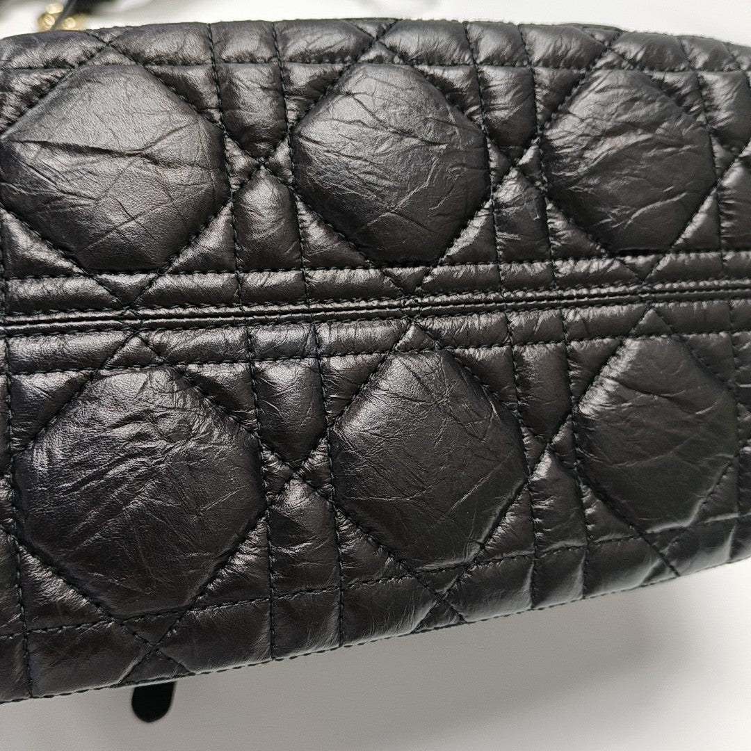 Toujours Small Cannage Calfskin Black