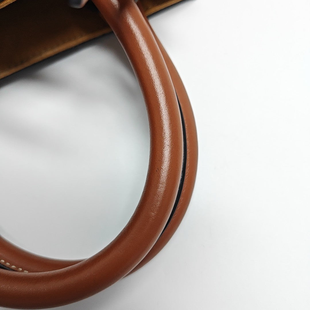 CABAS CELINE Mini Coated Canvas Brown