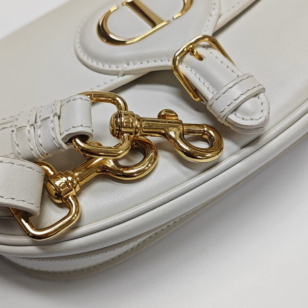 Bobby Medium Calfskin White