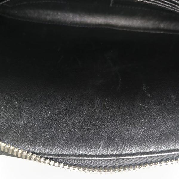 Saffiano Calfskin Clutch Black