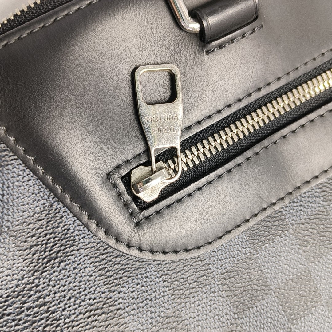 PORTE-DOCUMENTS Damier Coated Canvas Blue