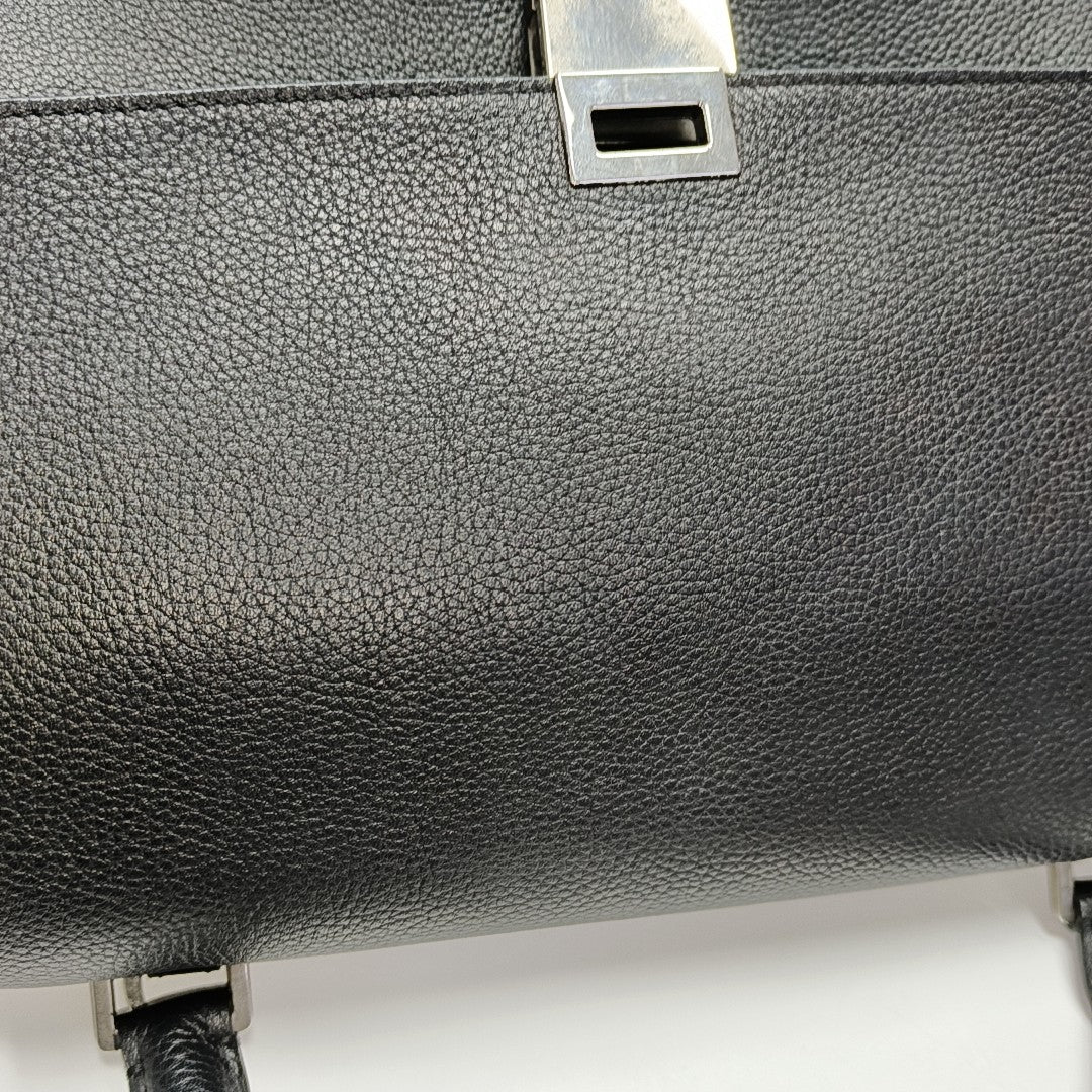 TRAPEZE Small Calfskin Black