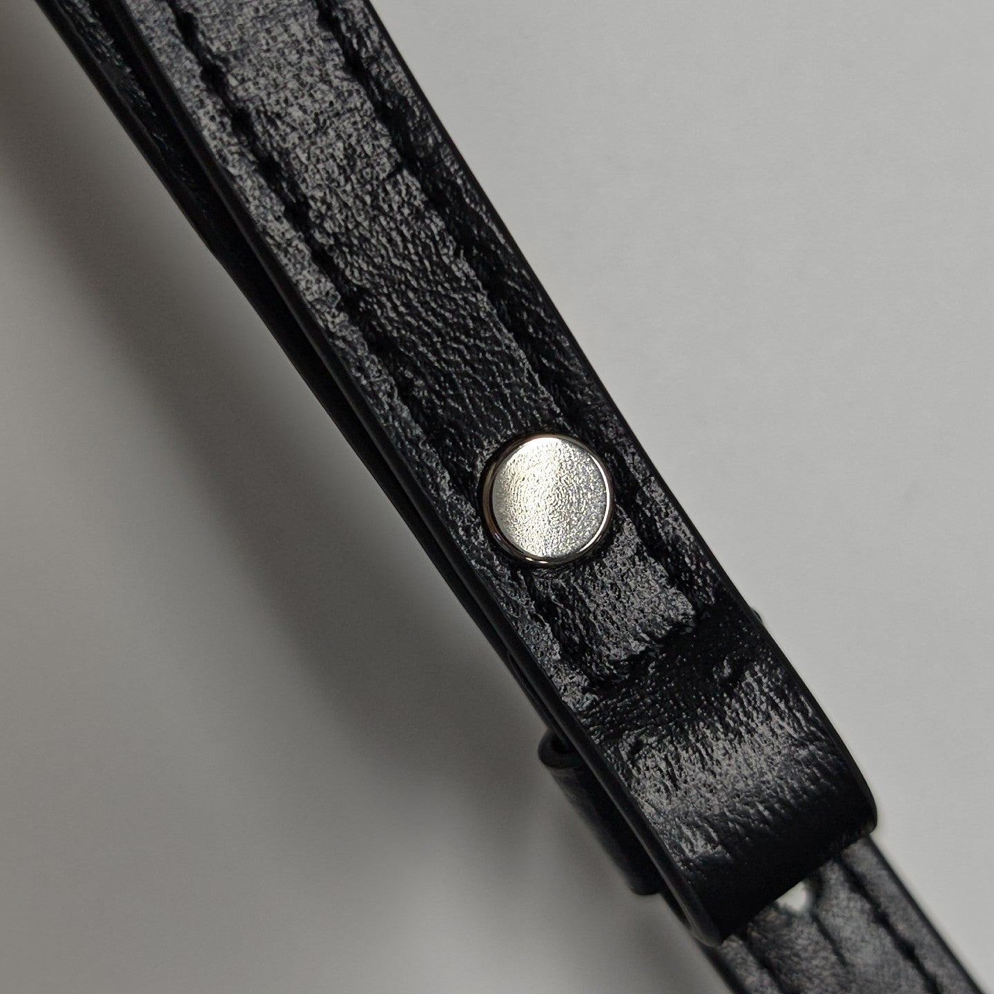 Leather Shoulder Bag Black
