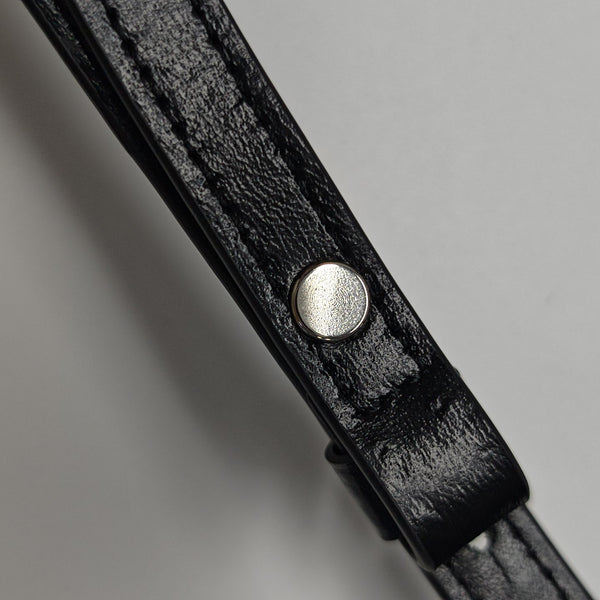Leather Shoulder Bag Black