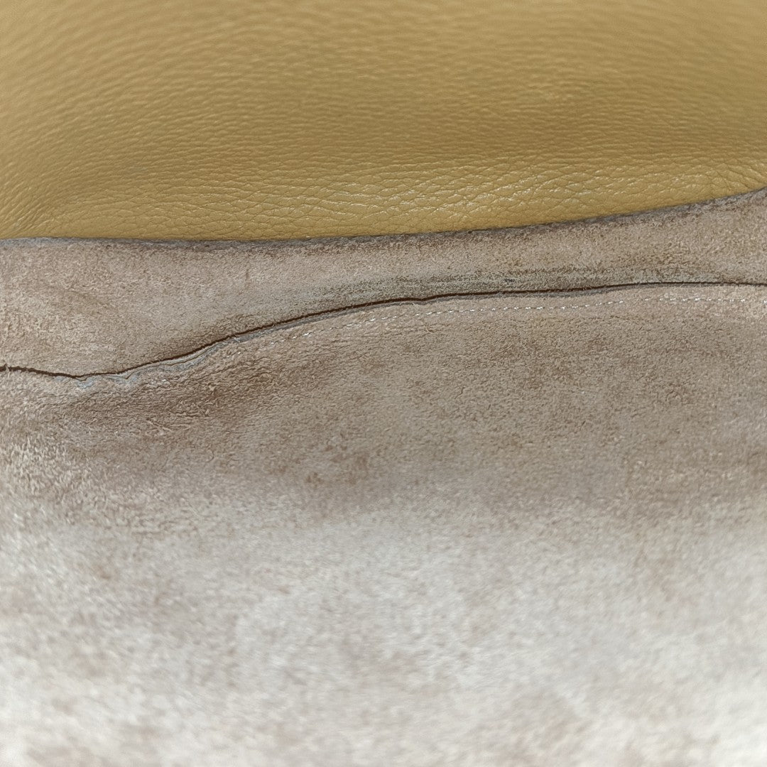 Calfskin Crossbody Bag Small Beige
