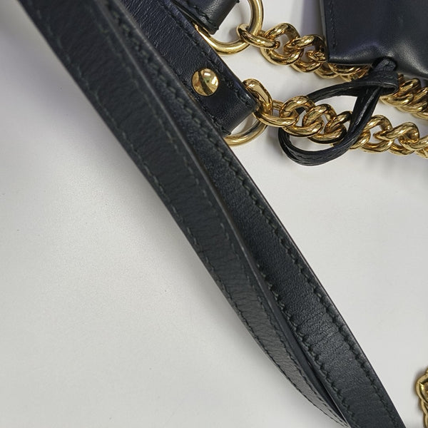 Padlock Small Monogram Coated Canvas Beige
