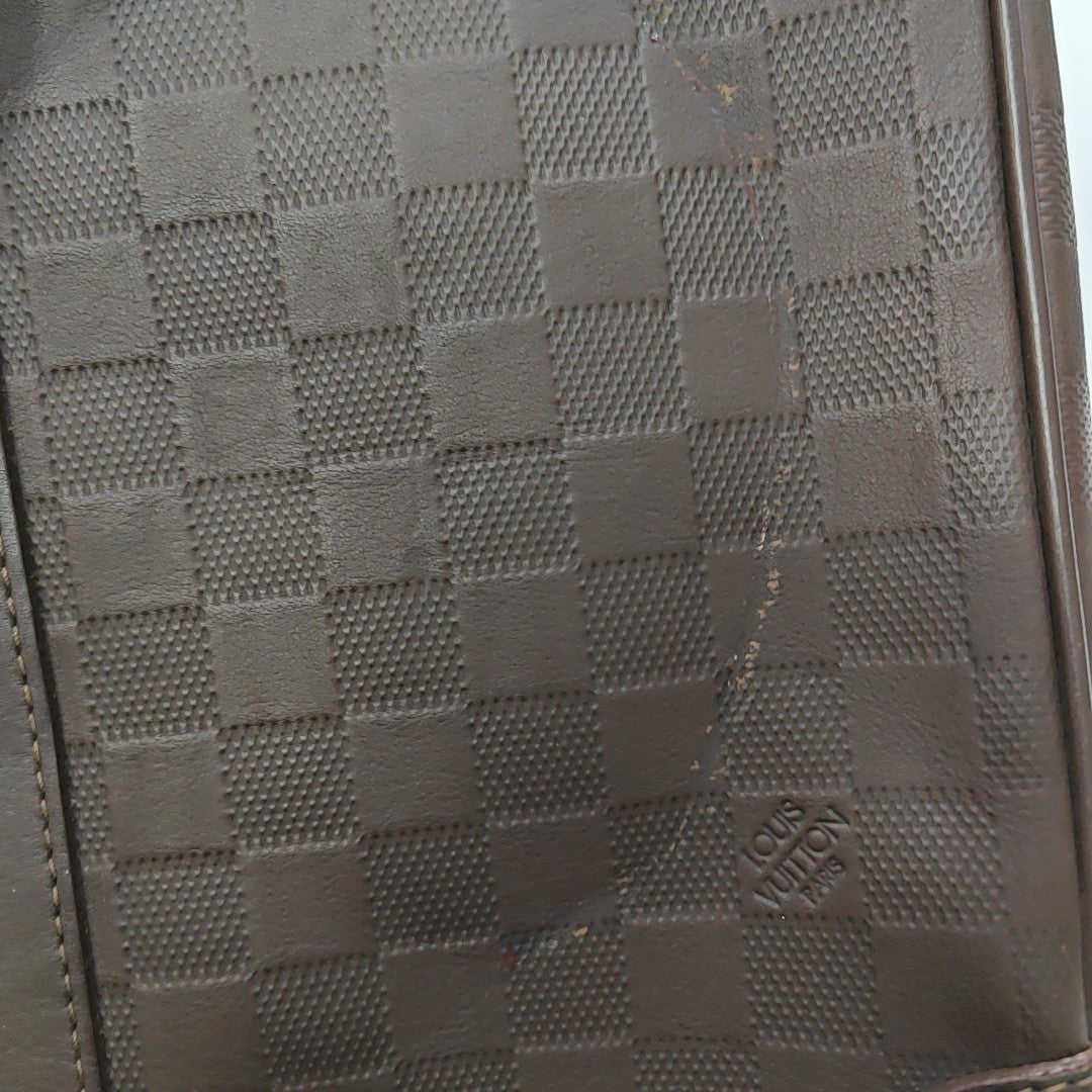PORTE-DOCUMENTS Damier Ebene Calfskin Brown