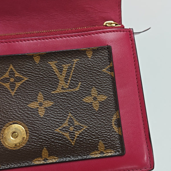 FLORE Monogram Coated Canvas Brown