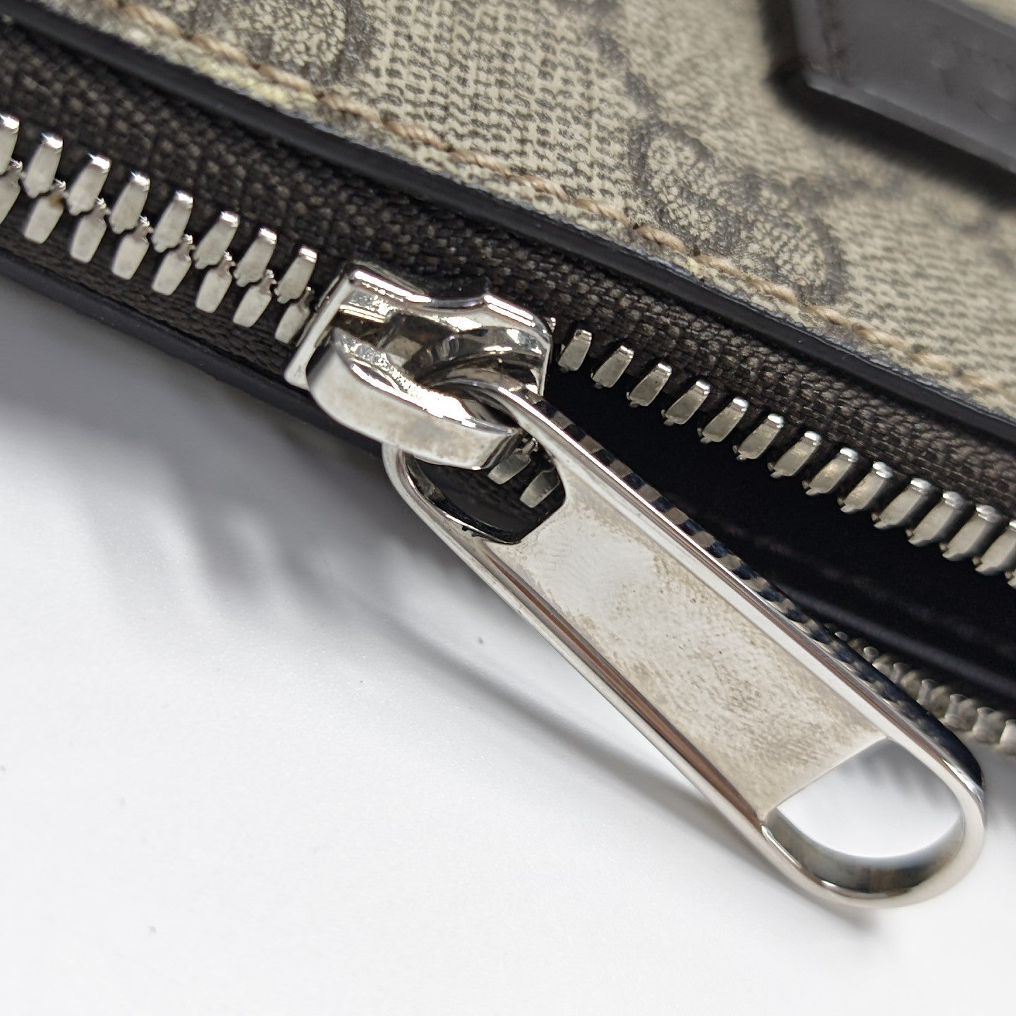 GG Supreme Monogram Coated Canvas Black