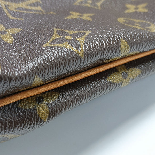 PALERMO PM Monogram Coated Canvas Brown