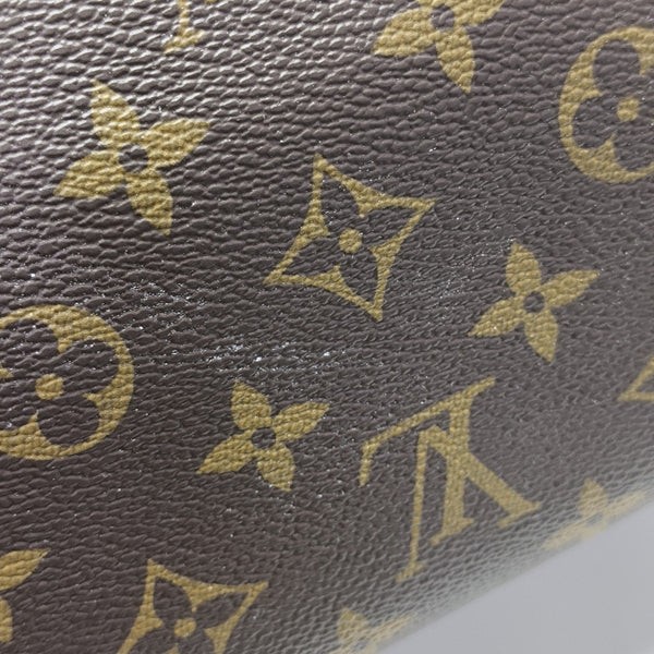 SPEEDY 20 Monogram Coated Canvas Brown