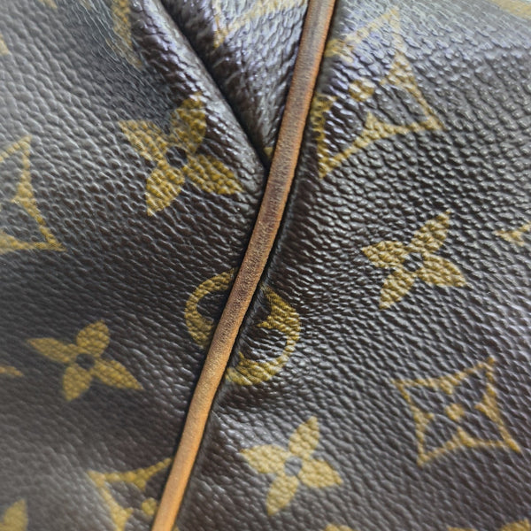 TOTALLY Monogram Coated Canvas Brown