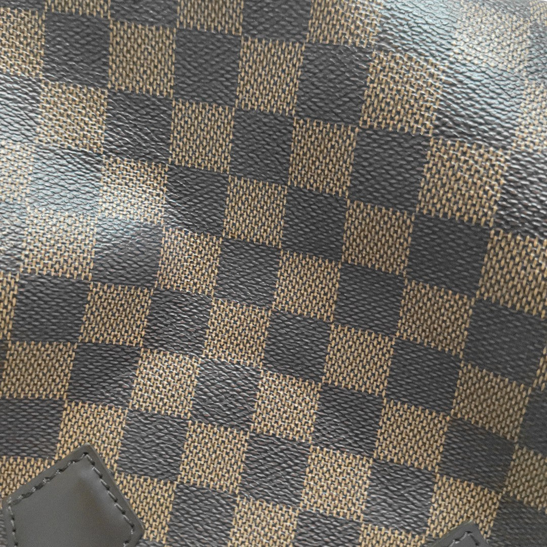 SPEEDY 25 Damier Ebene Coated Canvas Brown