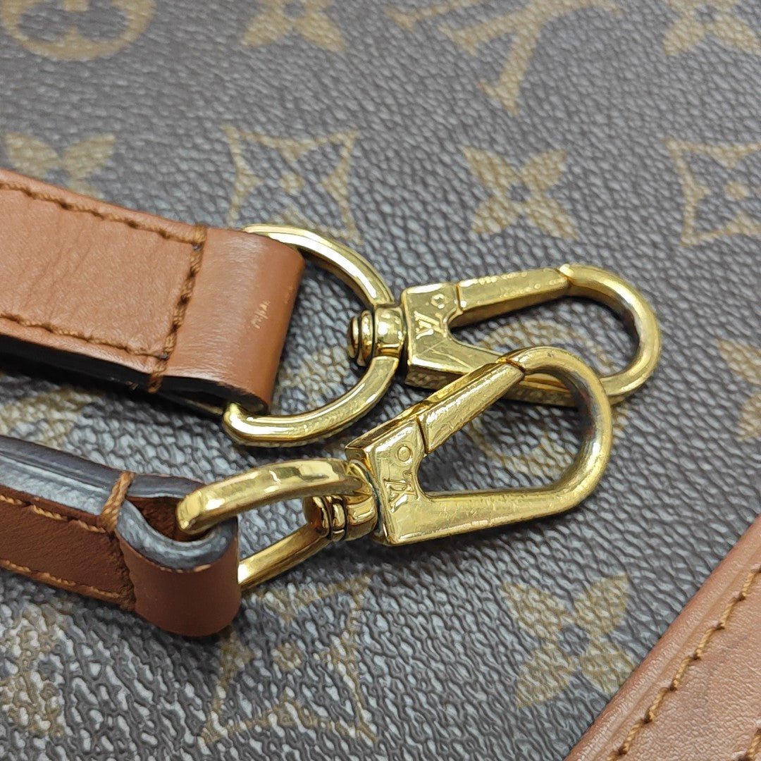 DAUPHINE MM Monogram Coated Canvas Brown