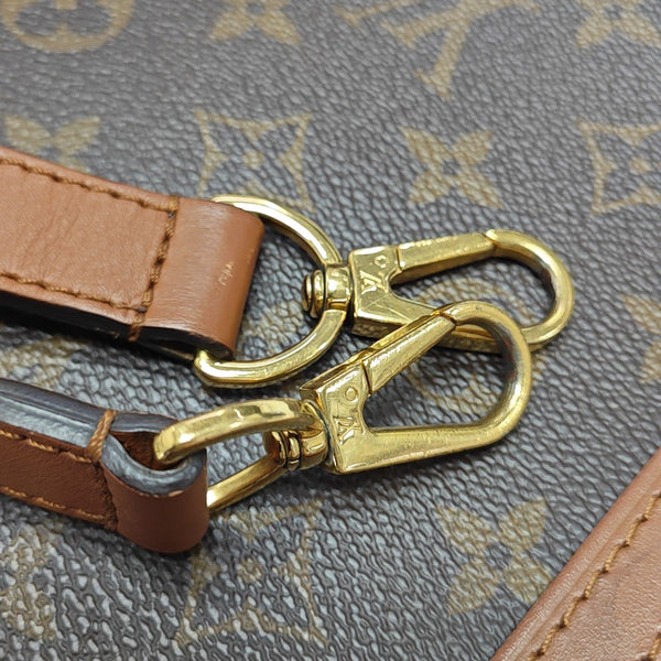 DAUPHINE MM Monogram Coated Canvas Brown