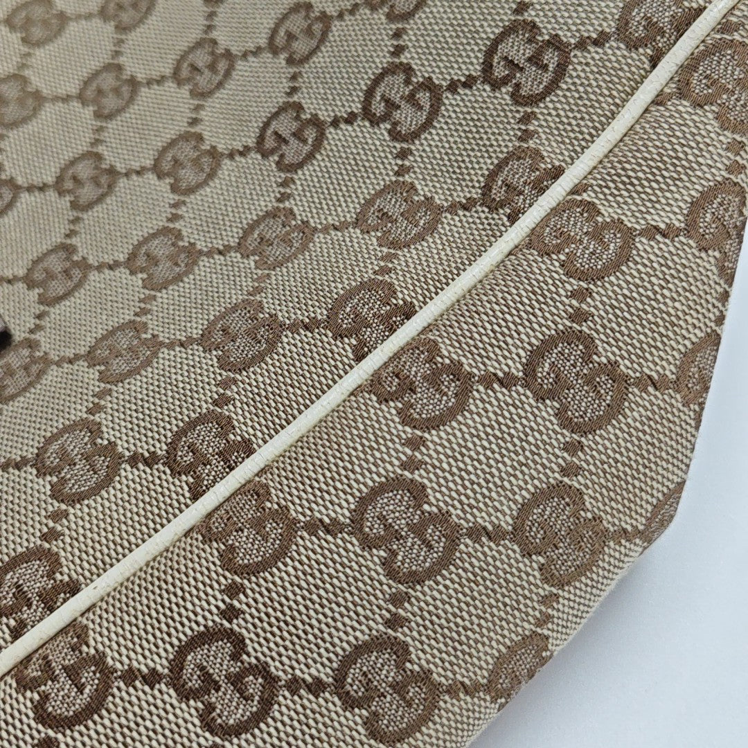 Monogram Canvas Tote Bag Beige