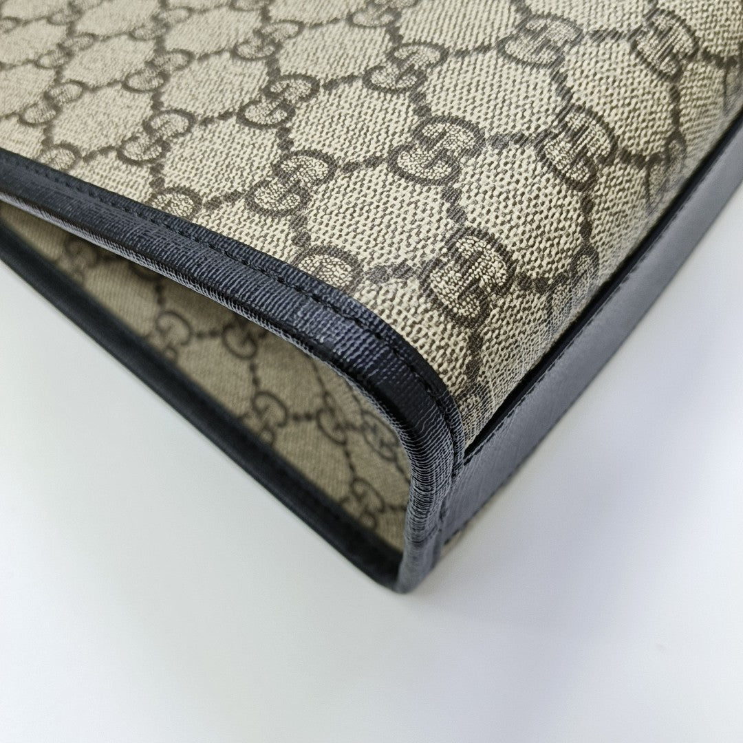 Children’s GG Bucket Monogram Coated Canvas Beige