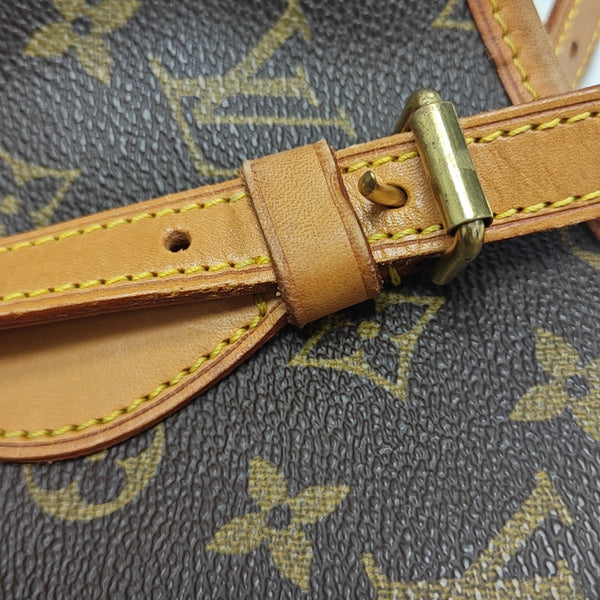 BUCKET PM Monogram Coated Canvas Brown