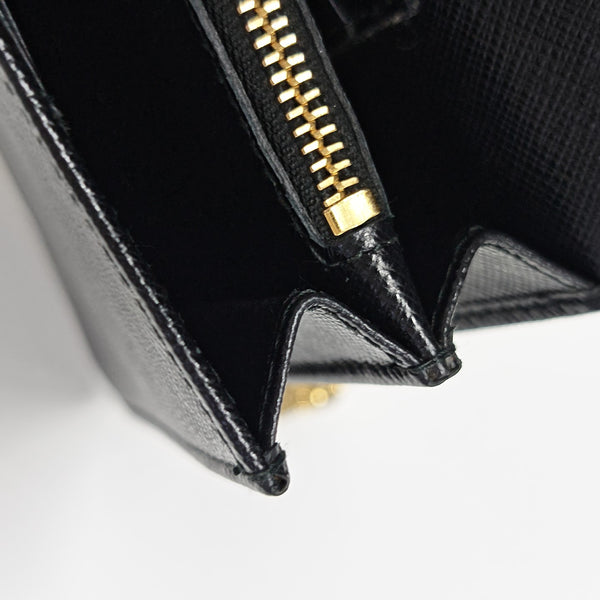 Calfskin Shoulder Bag Black