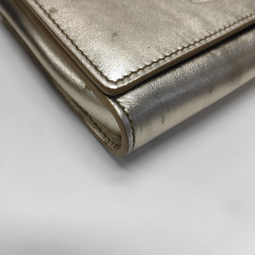 Calfskin Shoulder Bag Beige