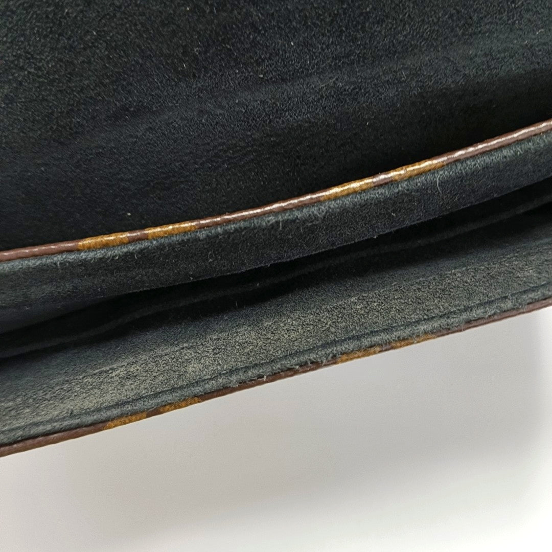 LOCKY BB Monogram Coated Canvas Brown