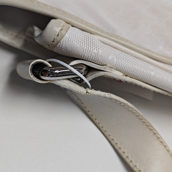 Monogram Coated Canvas White