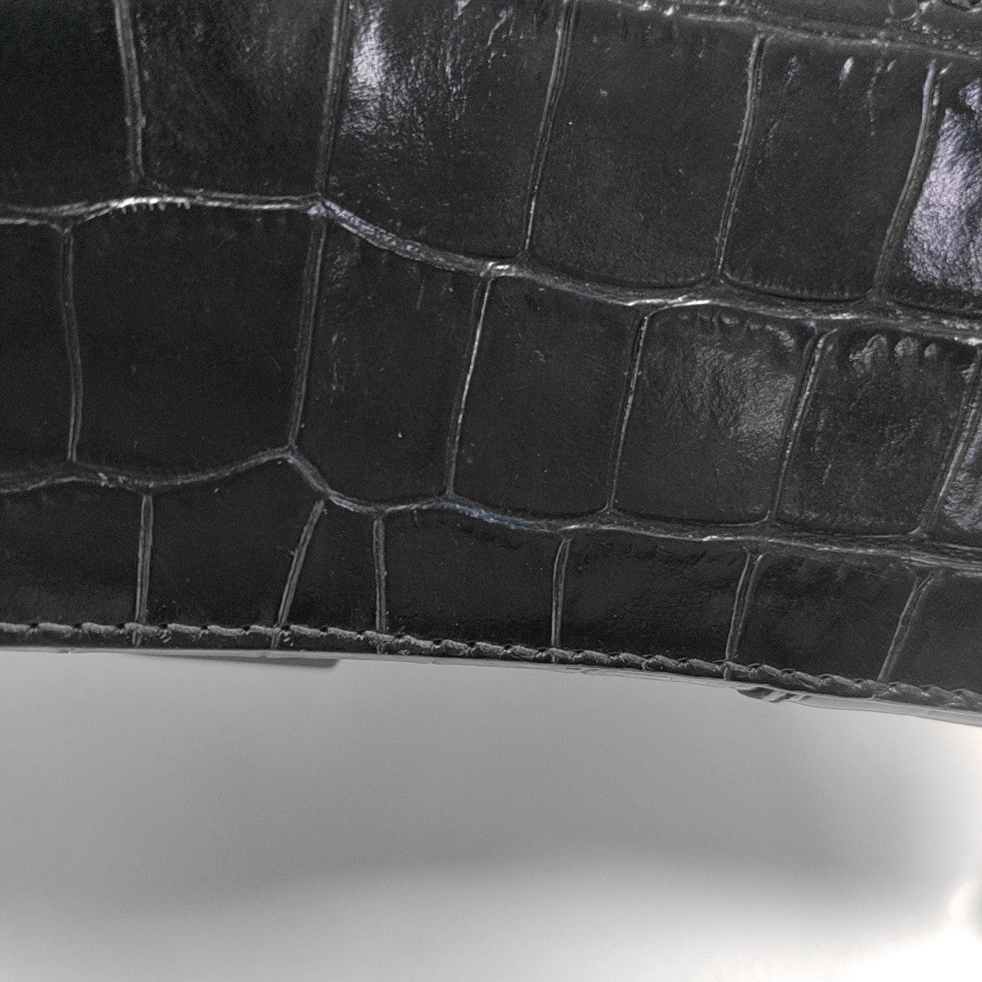 Hourglass Small Calfskin Black