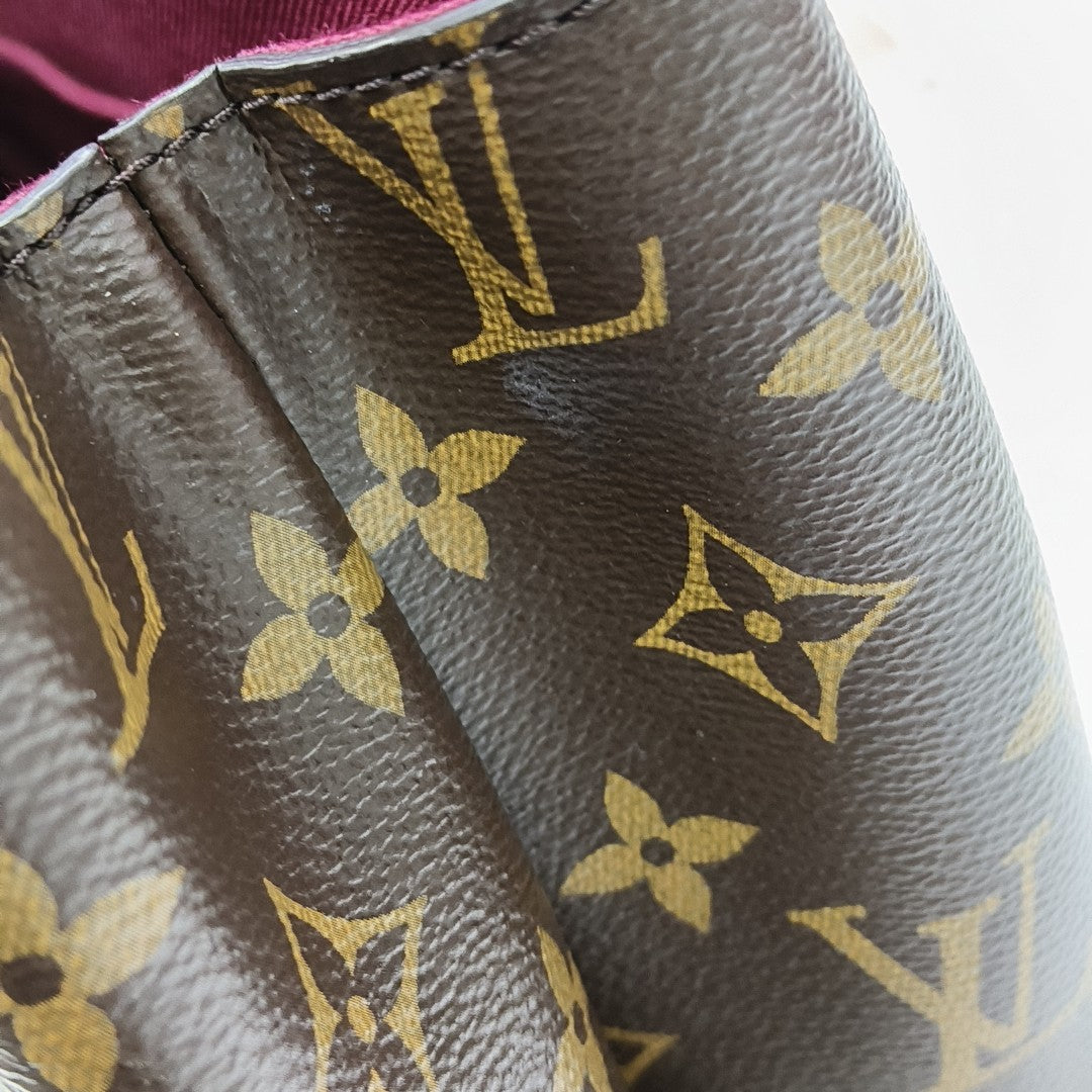 PALAIS PM Monogram Coated Canvas Brown