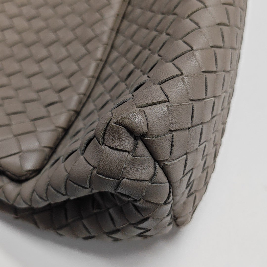 Calfskin Shoulder Bag Gray