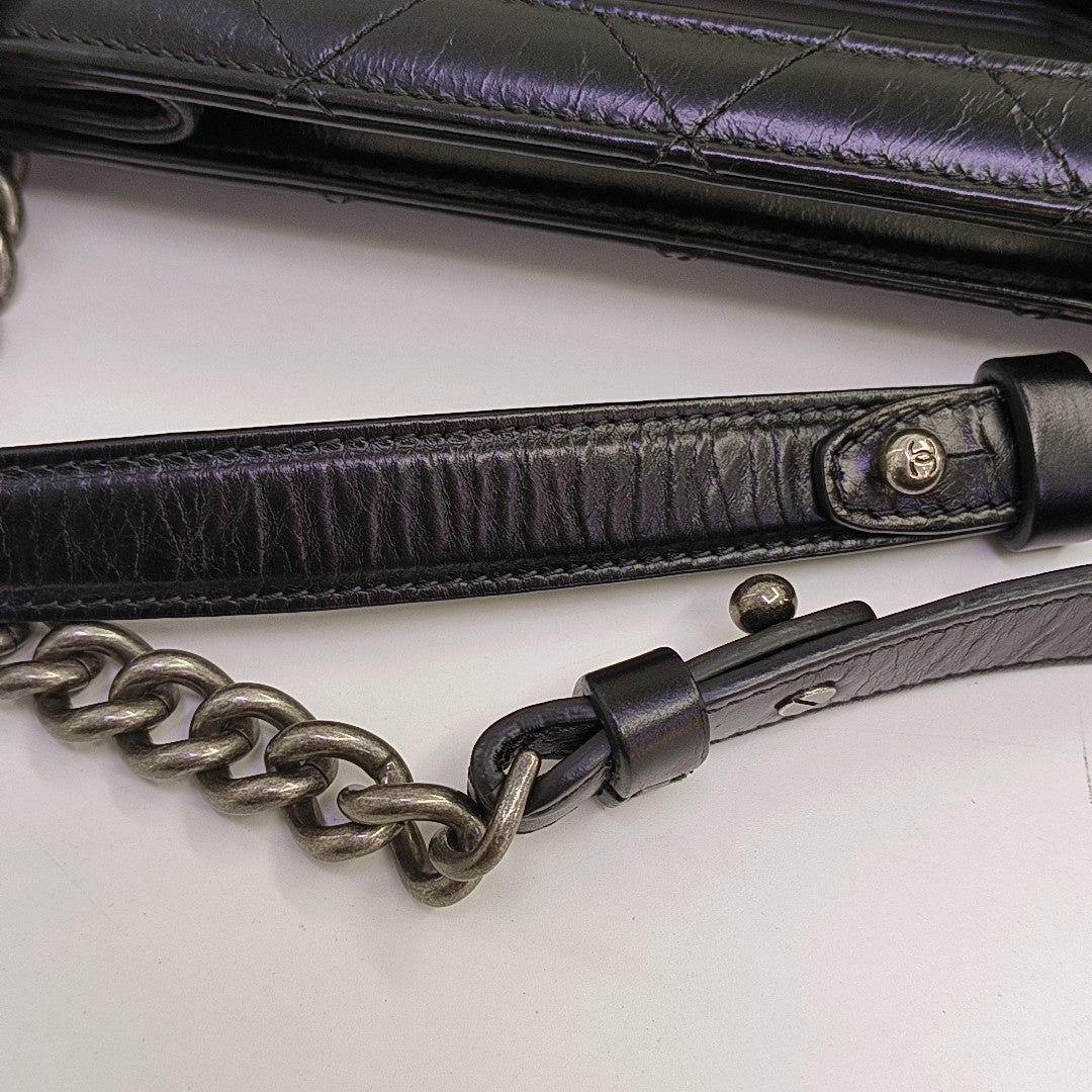 Quilted Calfskin Black