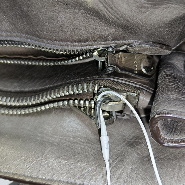 Shoulder Strap Calfskin Gray