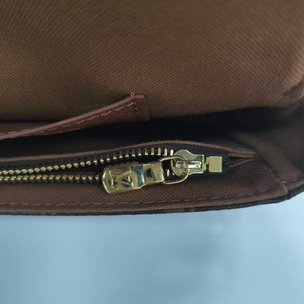 IVY Monogram Coated Canvas Brown