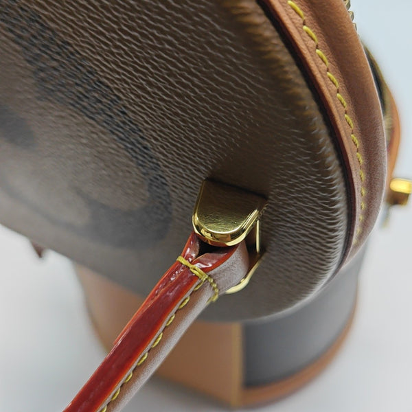 CANNES Monogram Coated Canvas Brown