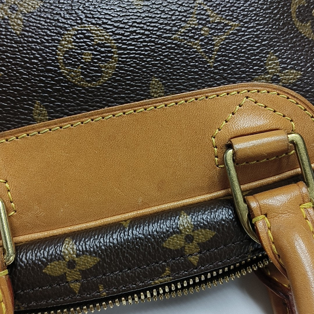 DEAUVILLE Monogram Coated Canvas Brown