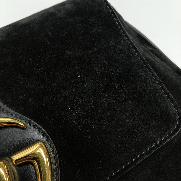 Arli Medium Suede Black