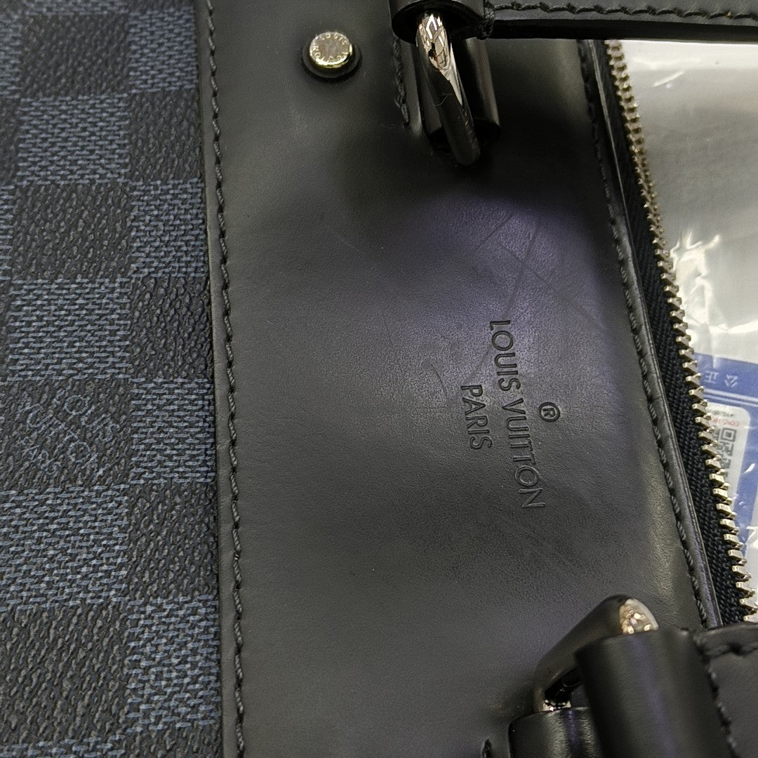 JOUR Damier Coated Canvas Blue