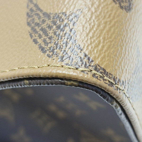 ONTHEGO MM Monogram Coated Canvas Brown