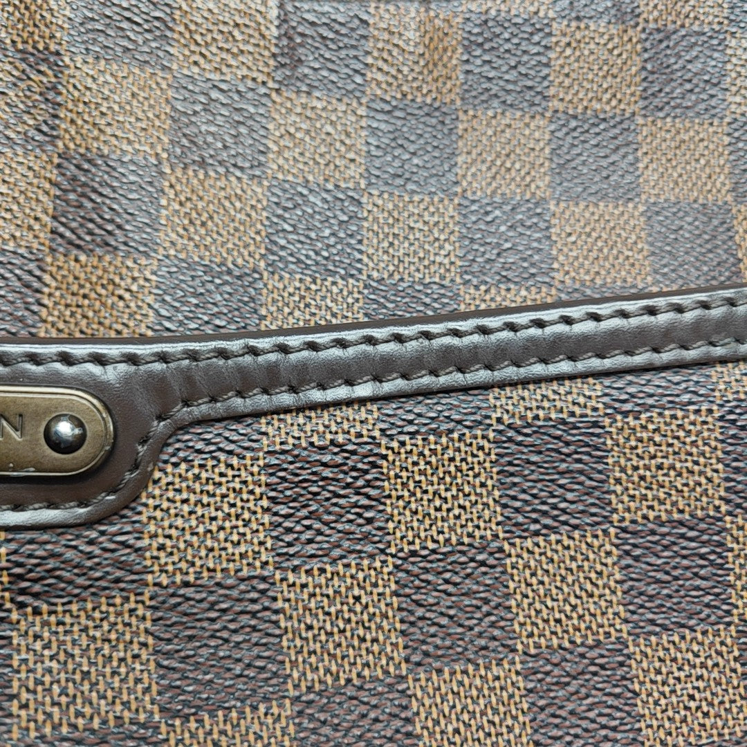 BLOOMSBURY PM Damier Ebene Coated Canvas Brown