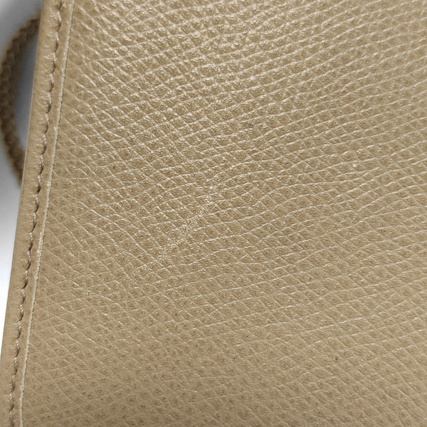 Calfskin Shoulder Bag Beige