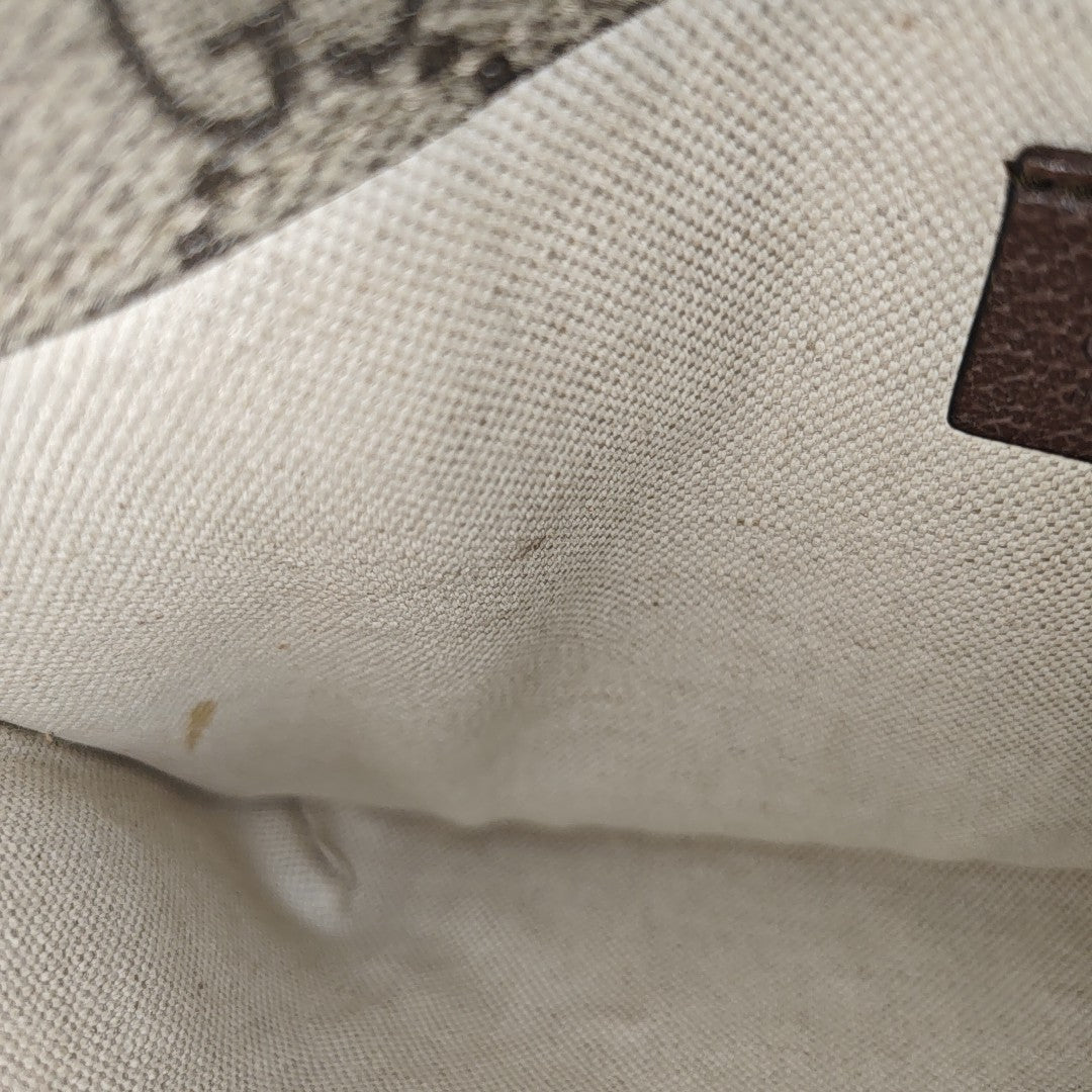 Neo Vintage Monogram Coated Canvas Beige