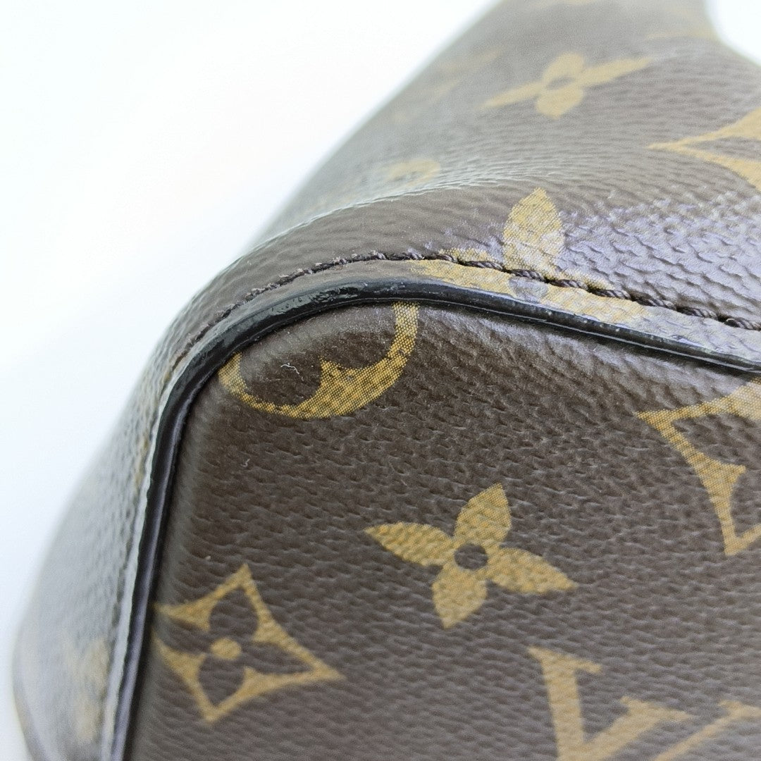 NÉONOÉ MM Monogram Coated Canvas Brown