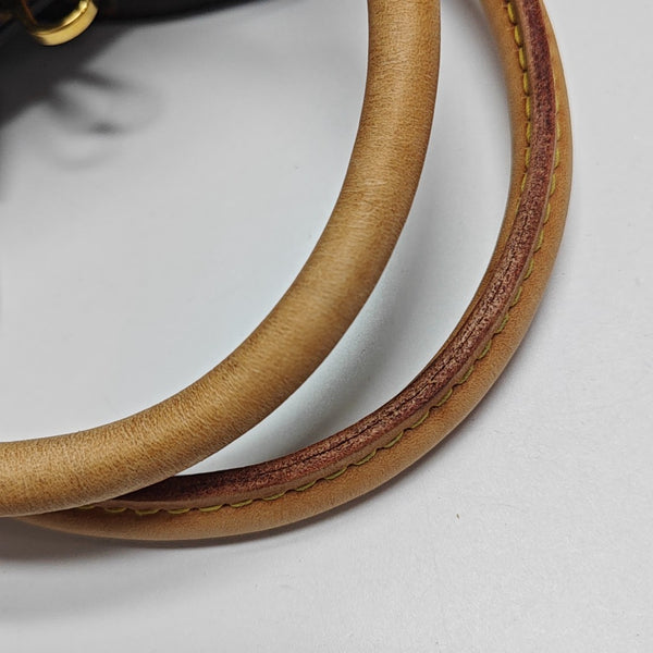 MONTAIGNE GM Monogram Coated Canvas Brown