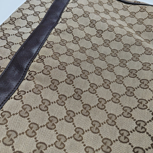 Monogram Canvas Crossbody Bag Beige