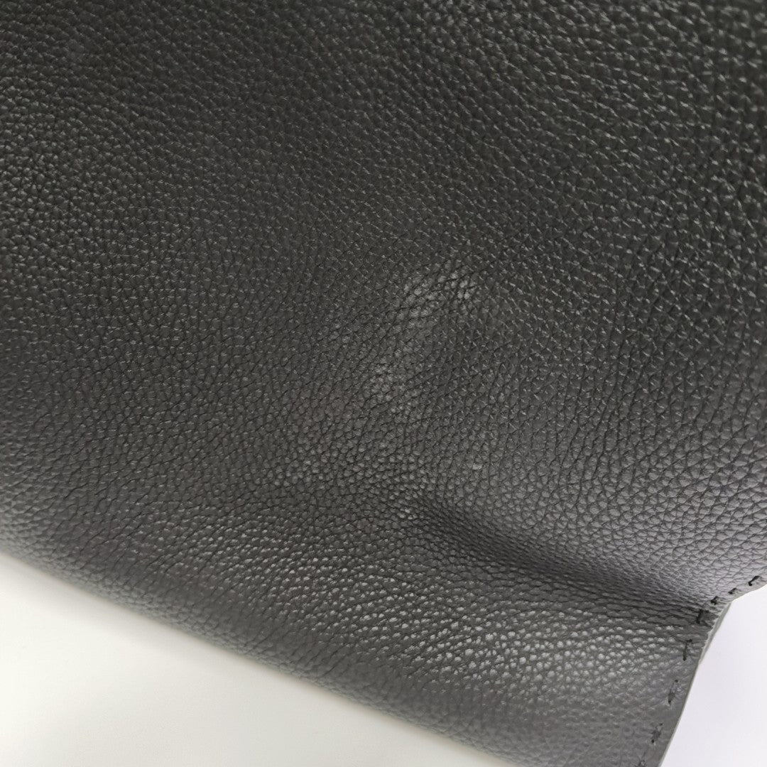 Calfskin Shoulder Bag Black