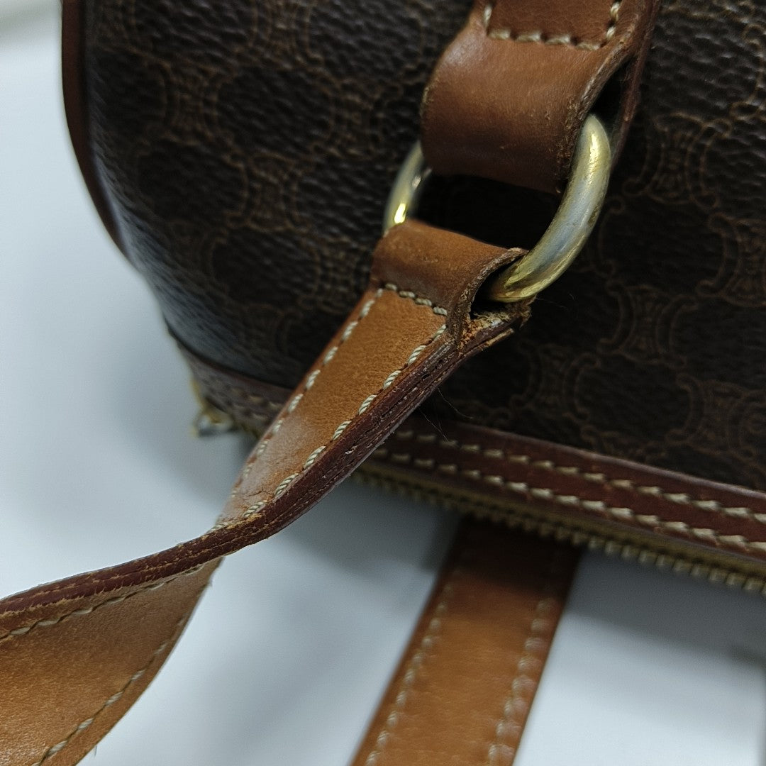 MACADAM BOSTON Coated Canvas Brown