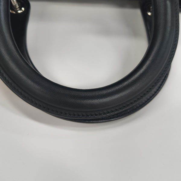 Lady Dior Medium Cannage Lambskin Black