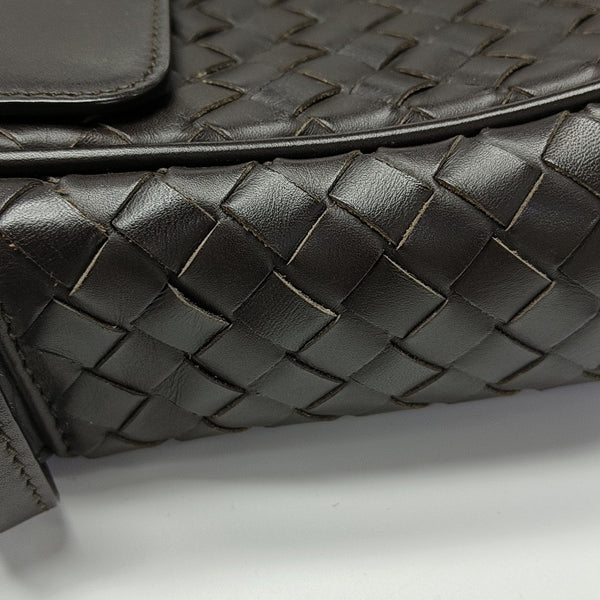 Calfskin Crossbody Bag Brown