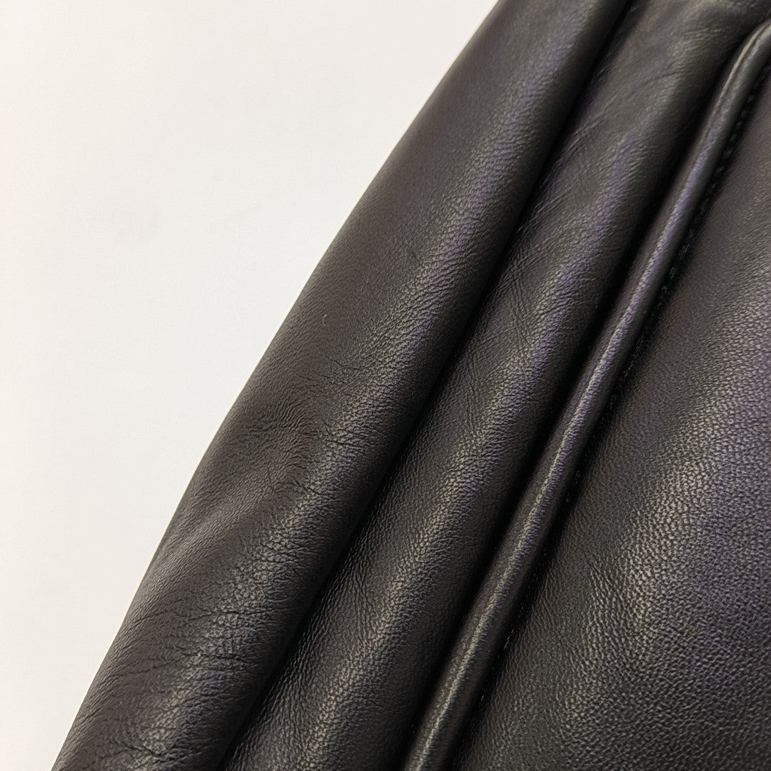 Vintage Puffy Lambskin Black