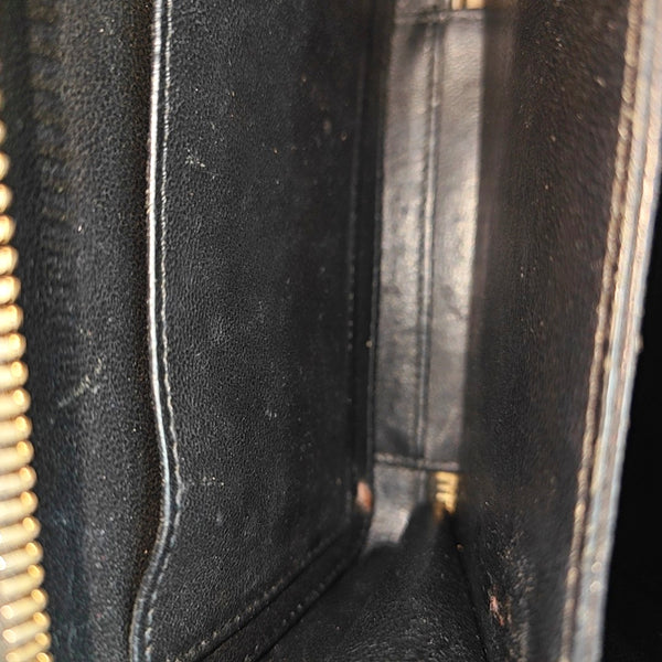 FILIGREE Small Quilted Grained Calfskin Black
