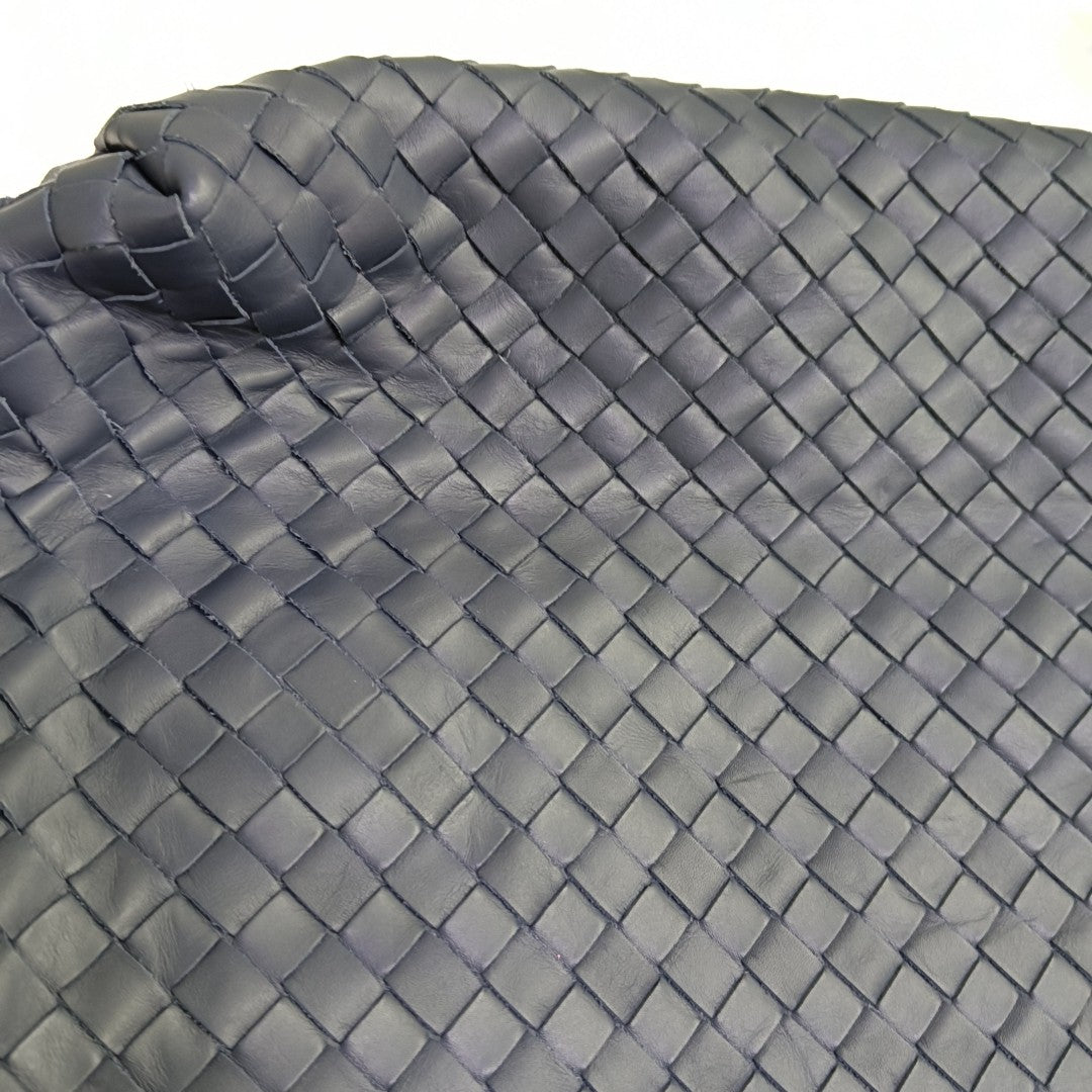Calfskin Shoulder Bag Blue